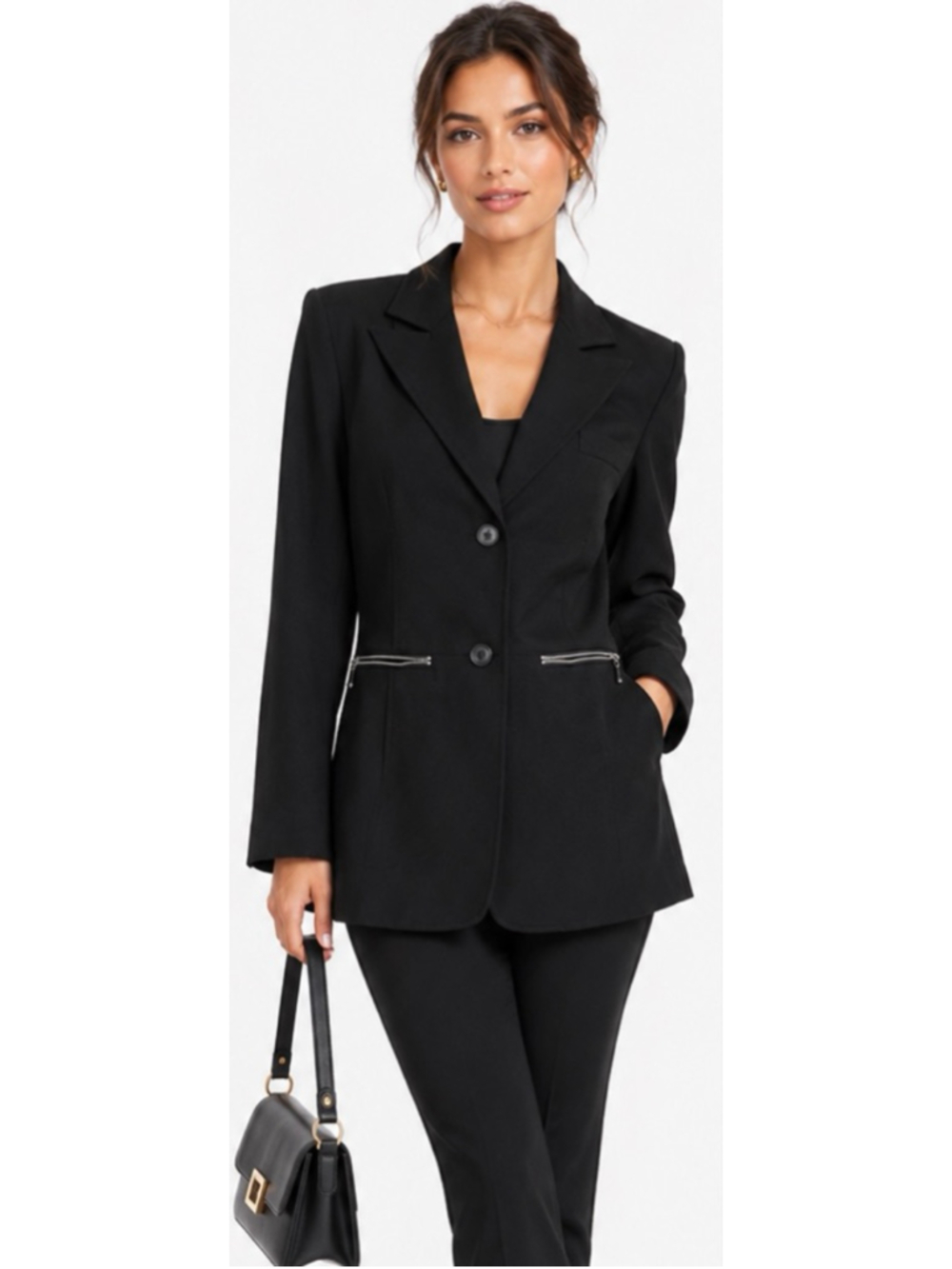 Women's BERN AND MORT Black Blazer & Suit Jacket Size 12